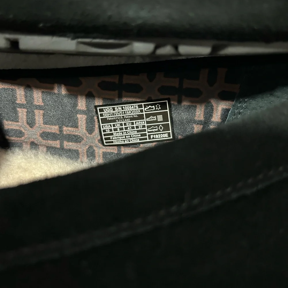 UGG Women's Black Suede Moccasins - Picture 4 of 4